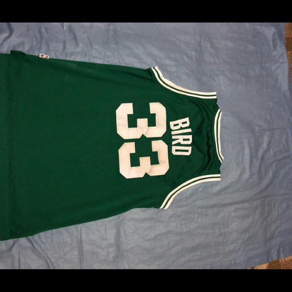 NBA Boston Celtics Larry bird Adidas hardwood classics size medium jersey - Picture 3 of 6